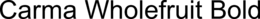 CARMA WHOLEFRUIT BOLD trademark