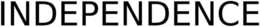 INDEPENDENCE trademark