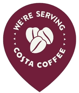 WE'RE SERVING COSTA COFFEE trademark