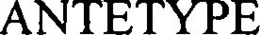 ANTETYPE trademark