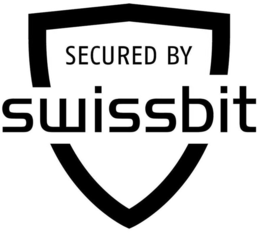 SECURED BY SWISSBIT trademark