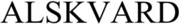 ALSKVARD trademark