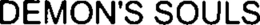 DEMON'S SOULS trademark