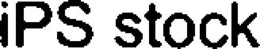 IPS STOCK trademark