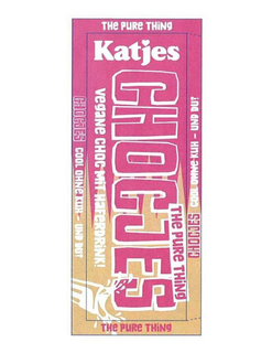 KATJES CHOCJES THE PURE THING trademark