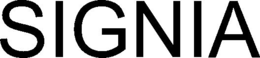 SIGNIA trademark