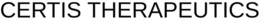 CERTIS THERAPEUTICS trademark