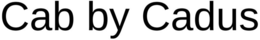 CAB BY CADUS trademark