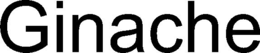 GINACHE trademark