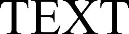 TEXT trademark