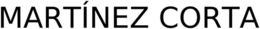 MARTÍNEZ CORTA trademark