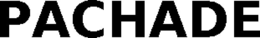 PACHADE trademark