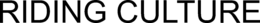 RIDING CULTURE trademark