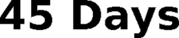 45 DAYS trademark