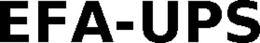 EFA-UPS trademark