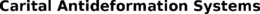 CARITAL ANTIDEFORMATION SYSTEMS trademark