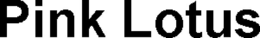 PINK LOTUS trademark