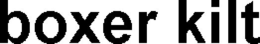 BOXER KILT trademark