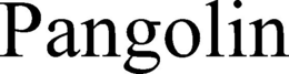 PANGOLIN trademark