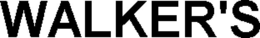 WALKER'S trademark