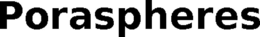 PORASPHERES trademark
