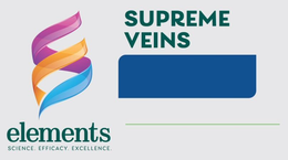 SUPREME VEINS ELEMENTS SCIENCE EFFICACY EXCELLENCE trademark