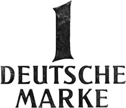 1 DEUTSCHE MARKE trademark