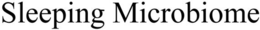 SLEEPING MICROBIOME trademark