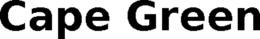 CAPE GREEN trademark
