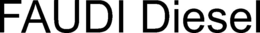 FAUDI DIESEL trademark