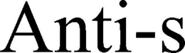 ANTI-S trademark