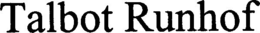 TALBOT RUNHOF trademark