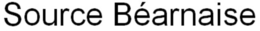 SOURCE BÉARNAISE trademark