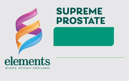 SUPREME PROSTATE ELEMENTS SCIENCE. EFFICACY. EXCELLENCE. trademark