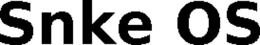 SNKE OS trademark