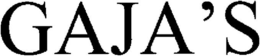 GAJA'S trademark