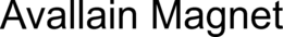 AVALLAIN MAGNET trademark