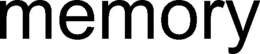 MEMORY trademark