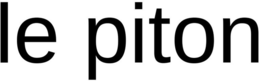 LE PITON trademark