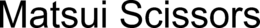 MATSUI SCISSORS trademark