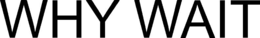 WHY WAIT trademark