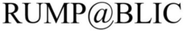 RUMP@BLIC trademark
