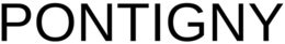 PONTIGNY trademark