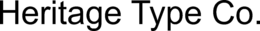 HERITAGE TYPE CO. trademark
