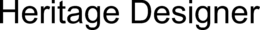 HERITAGE DESIGNER trademark