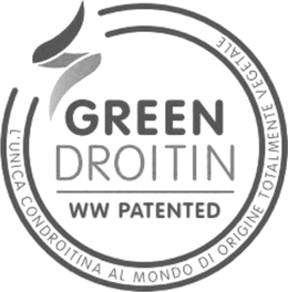 GREEN DROITIN WW PATENTED L'UNICA CONDROITINA AL MONDO DI ORIGINE TOTALMENTE VEGETABLE trademark
