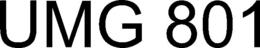 UMG 801 trademark