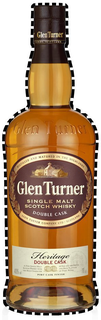 GLEN TURNER SINGLE MALT SCOTCH WHISKY DOUBLE CASK DISTILLED AND MATURED IN THE HIGHLANDS PRODUCT OF SCOTLAND A FINE SINGLE MALT SCOTCH WHISKY WITH THE BOLD CHARACTER OF OAK AND THE DEPTH AND RICH FLAVOUR OF PORT WOOD PORT CASK FINISH GLEN TURNER - DISTILLED IN THE HIGHLANDS - PRODUCT OF SCOTLAND GLEN TURNER COMPANY LTD. SCOTLAND trademark
