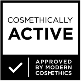 COSMETHICALLY ACTIVE APPROVED BY MODERN COSMETHICS trademark