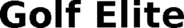 GOLF ELITE trademark